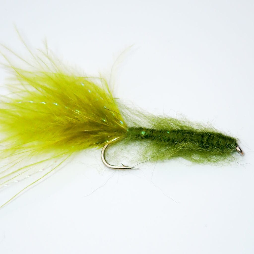 Mohair Leech Olive (weighted) Wooly Bugger Fly Co.