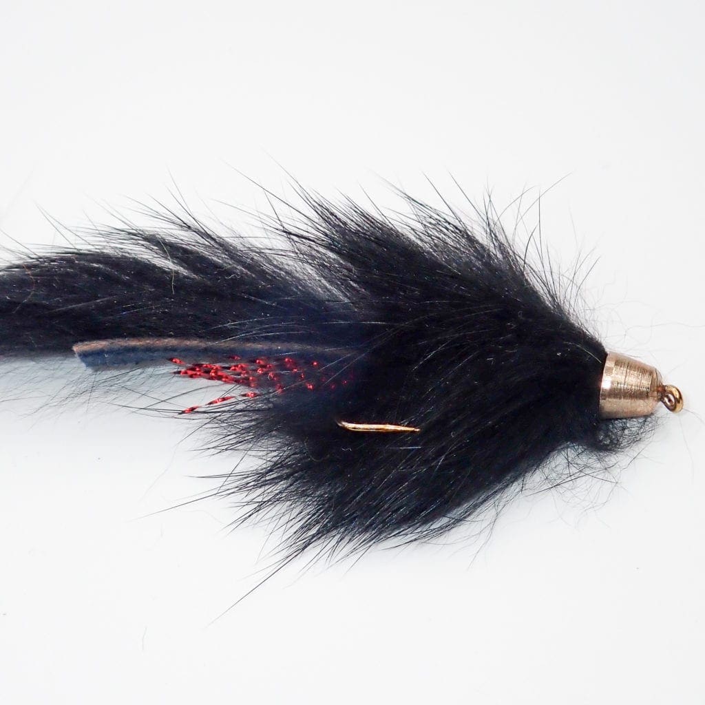 Bunny Leech Conehead - Black - Wooly Bugger Fly Co.