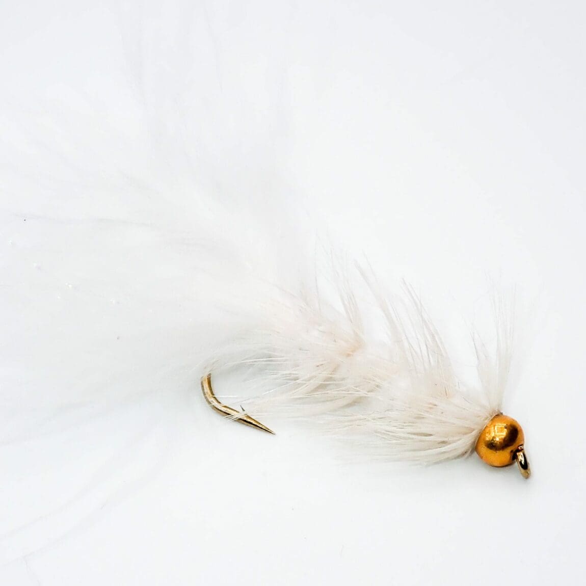 Wooly Bugger Beadhead - White - Wooly Bugger Fly Co.