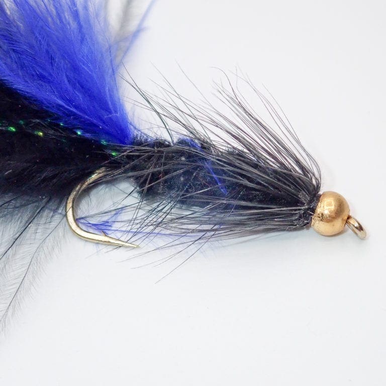 Wooly Bugger - Beadhead Blue Streak - Wooly Bugger Fly Co.