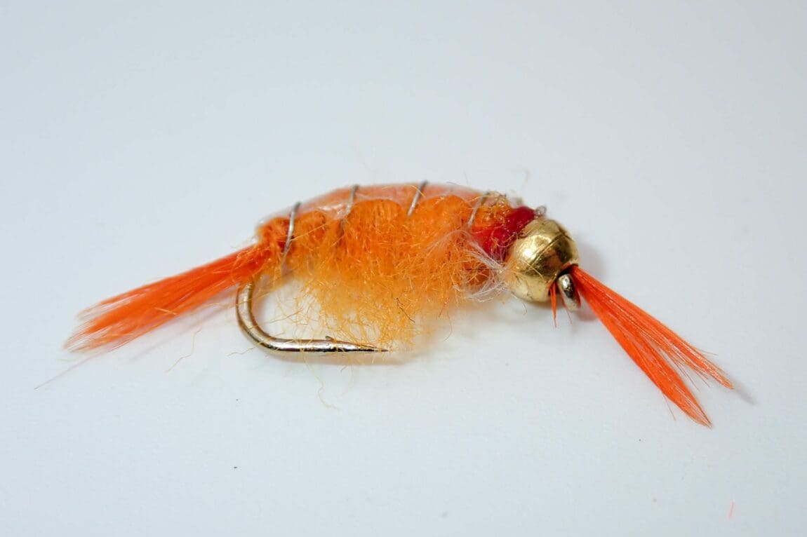 Scud Beadhead - Orange - Wooly Bugger Fly Co.