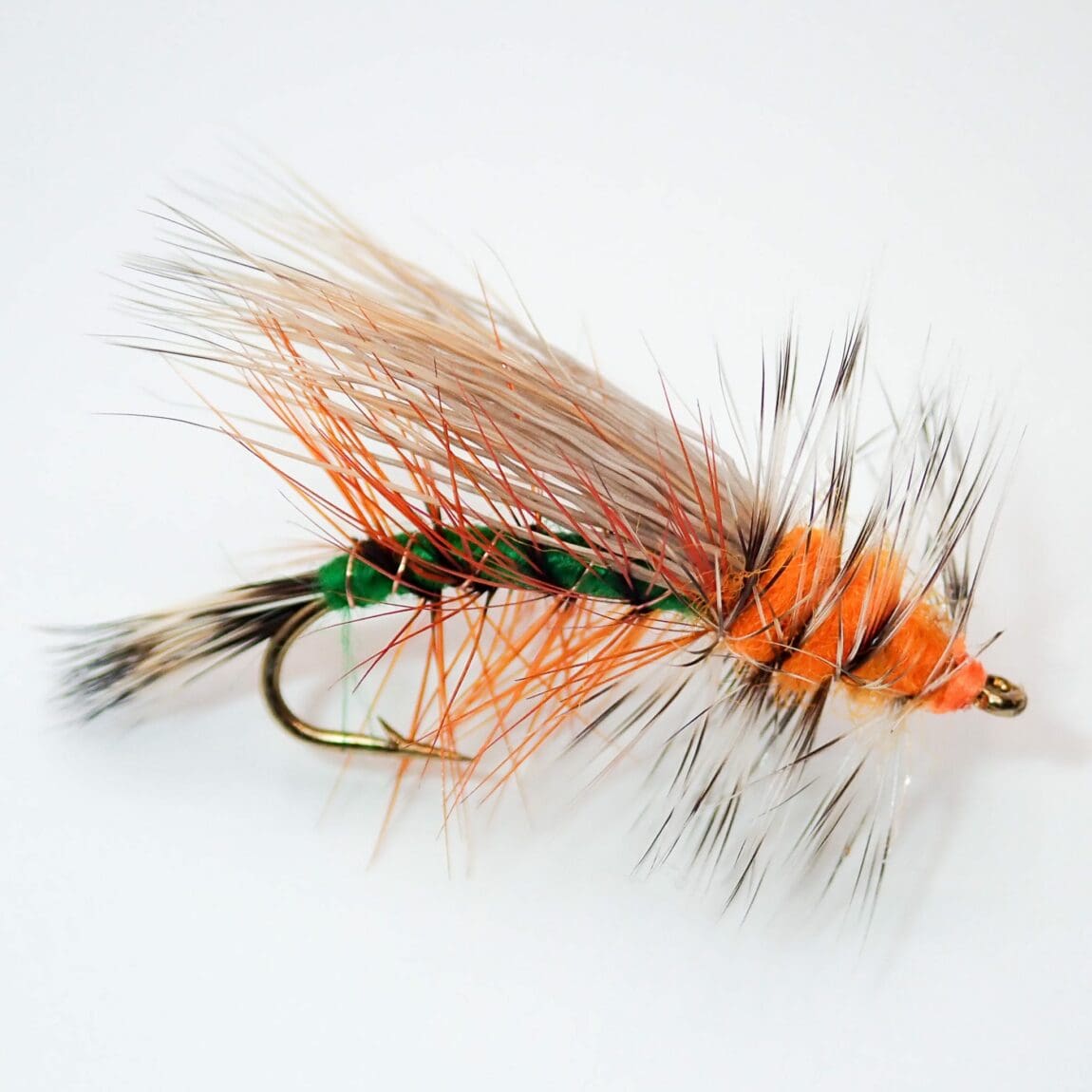 Turrall Special Dry Stimulator Orange Trout Flies, Fly Fishing Flies