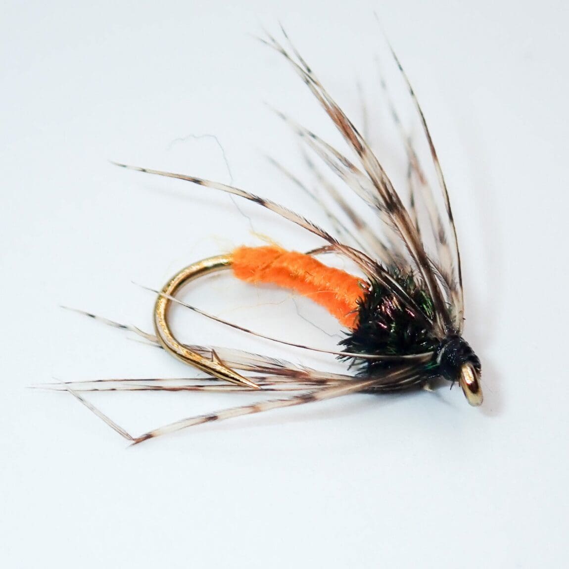 Soft Hackle - Orange - Wooly Bugger Fly Co.