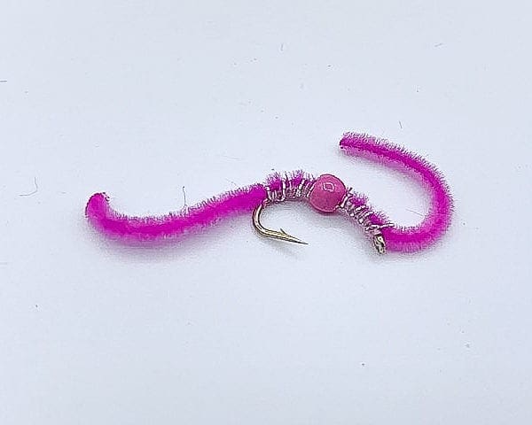 Tactical San Juan Worm Hot Pink - Tungsten Beadhead