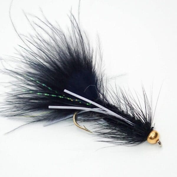 Wooly Bugger - Black w/Rubber legs BH and No BH - Image 4