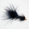 Wooly Bugger - Crystal/Black BH