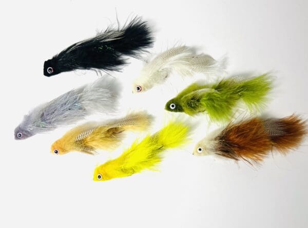 picture of all the Blaco boogyman bass streamer flies