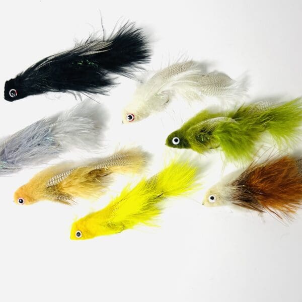 picture of all the Blaco boogyman bass streamer flies