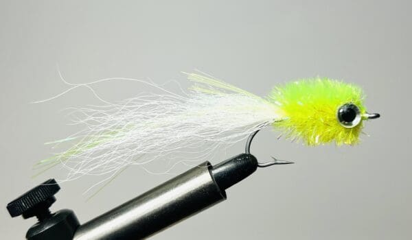 Murdoch minnow green and yellow streamer bass fly